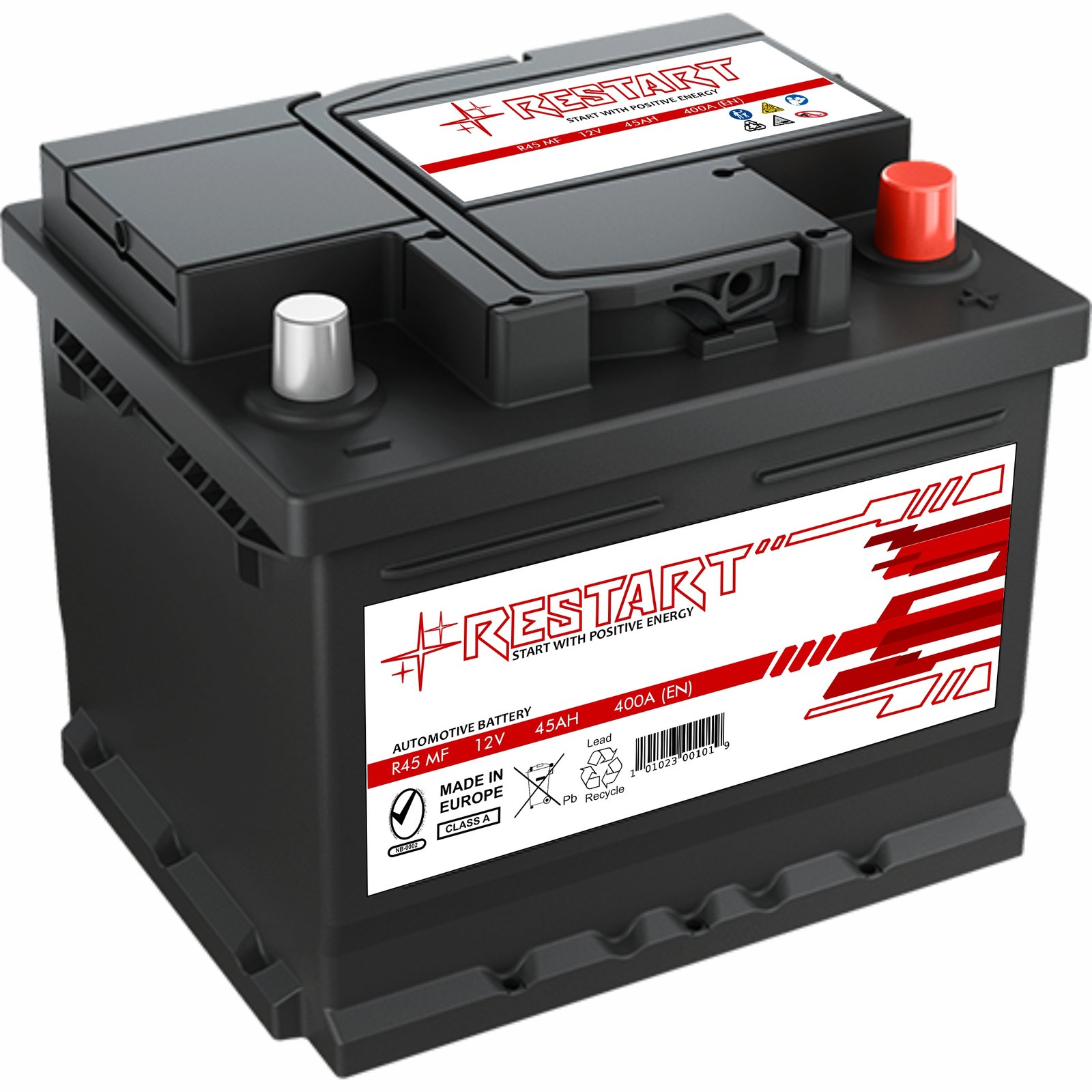 restart r45 45ah 400cca din