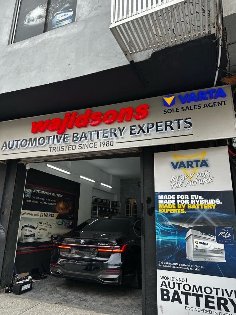 bmw came to wajid sons for battery replacement